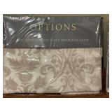 Pair of Options Madeira 80% Cotton 20% Linen Matelasse Shams