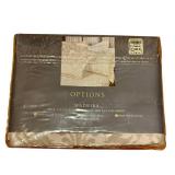 Pair of Options Madeira 80% Cotton 20% Linen Matelasse Shams