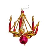 Pair of Christopher Radko Palais Royal Beaded Chandelier Ornaments