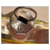 Christopher Radko Glass Gingerbread House Christmas Ornament