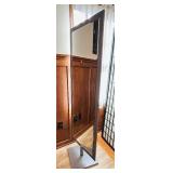 BS - Swiveling Full-Length Floor Mirror with Metal Frame 20 x 66 Inches