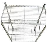 BS - Set of 3 Chrome Metal NSF Wire Storage Racks