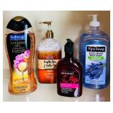 BS - Group of 4 Bath and Body Care Products: Body Wash, Hand Soap, and Moisturizer