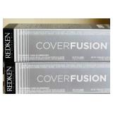 BS - Lot of 4 Redken Cover Fusion 6NN Natural Hair Color Cream 2.1 oz Tubes