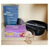 BS - Hair Lightening Kit with Foil, Mixing Bowl, Brush, and Measuring Cup