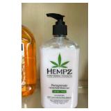 BS - Set of 4 Bath and Body Care Products including Hempz, Softsoap, Spa Soap, and Bath & Body Works