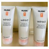 SB - Lot of 5 Rusk Wired Flexible Styling Creme 6oz Tubes