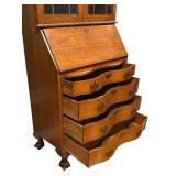 MB - Beautiful Vintage Secretary Desk Hutch