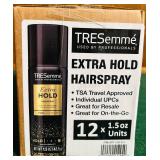 BS - Case of 12 TRESemme Extra Hold Hairspray 1.5 oz Bottles