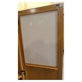 Solid wood office desk cabinet 68"x42"x24"