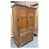 Solid wood TV cabinet