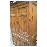 Solid wood TV cabinet