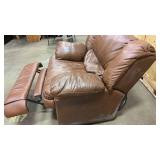Large Brown Oversized Recliner