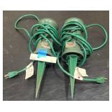 Pair of Xmas power strips