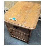 Amish-made solid wood nightstand