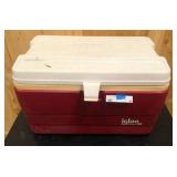 Red Igloo cooler