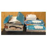 Misc light bulbs, one light fixture