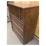 Vintage Dark solid wood dresser