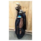 Taylor made golf bag with Ram G-Force clubs right handed