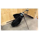 Callaway Golf bag with right handed clubs and drivers