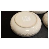 3 decorative ceramic serving bowls