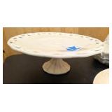 3 ceramic serving platters/dishes