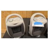 3 small eletric heaters