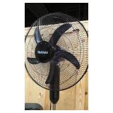 Black Holme box fan, and oscalating fan