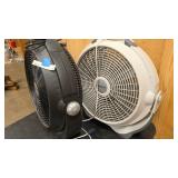 Black and Grey Lasko Windmachine box fans