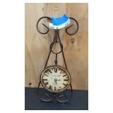 Rustic hanging wall clock