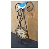 Rustic hanging wall clock