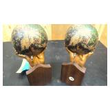 Titan Atlas made in Italy book ends