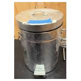 Small bathroom trash can, shower caddy, and hanging caddy