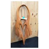 Decorative wood angels 30" tall