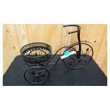 Rustic metal decorative plant holder