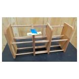 Vintage adjustable kitchen storage rack