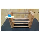 Vintage adjustable kitchen storage rack