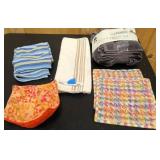 Misc towels, and pot holders