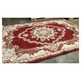 98" wide by 142" large floral super Balqees Turkish Rug