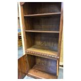 Antique decorative cabinet with hand painted doors