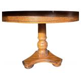 DR - Virginia House Oak Dining Table with 2 Leaves and 6 Chairs