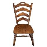 DR - Virginia House Oak Dining Table with 2 Leaves and 6 Chairs