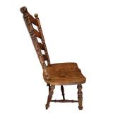 DR - Virginia House Oak Dining Table with 2 Leaves and 6 Chairs