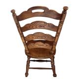 DR - Virginia House Oak Dining Table with 2 Leaves and 6 Chairs