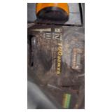 LL-G - John Deere D130 Riding Lawn Tractor with Trailer and 45 in Tiller Attachment