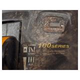 LL-G - John Deere D130 Riding Lawn Tractor with Trailer and 45 in Tiller Attachment