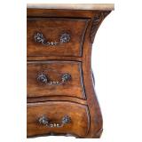 E - Antique Style 3-Drawer Dresser with Removable Marble Top