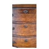 E - Antique Style 3-Drawer Dresser with Removable Marble Top