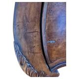 E - Antique Style 3-Drawer Dresser with Removable Marble Top