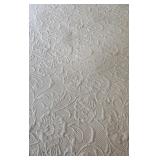 MBR - King Size Four-Poster Bed Frame with Matelasse Coverlet